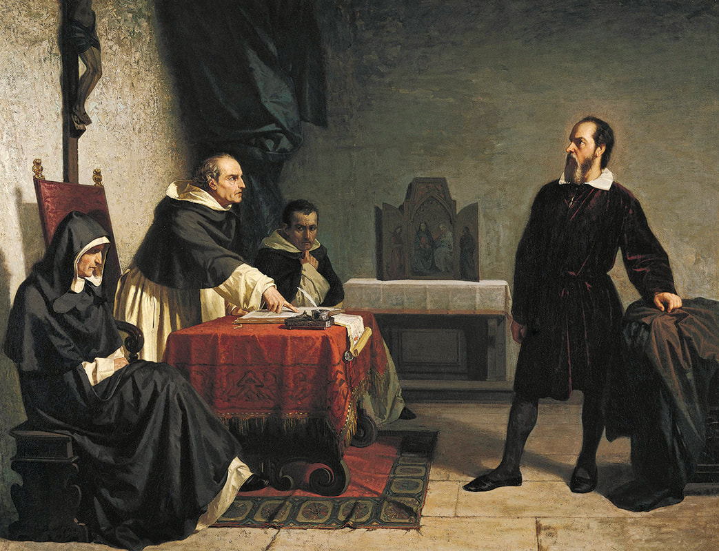 Galileo faces the Inquisition